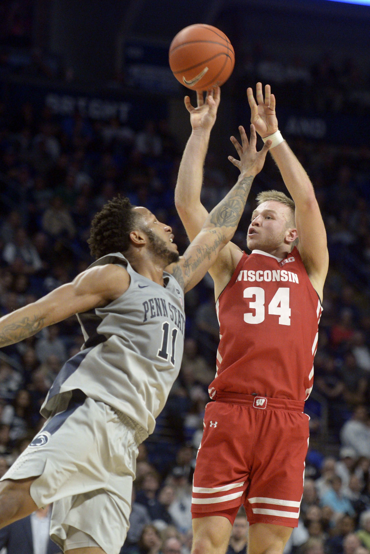 Badgers 58, Nittany Lions 49